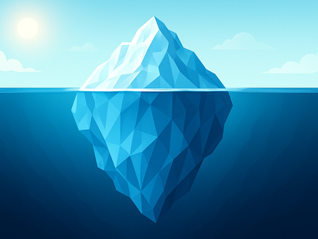 Iceberg in the ocean