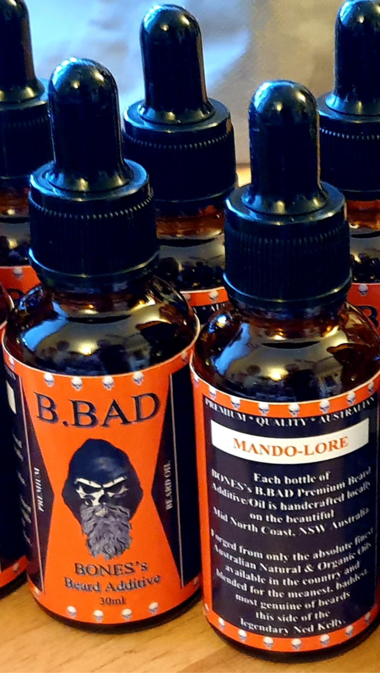 B.BAD - MANDO-LORE- Premium Beard Oil 30Ml