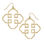 Thumbnail: Susan Shaw Geometric Outline Earrings