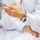 Thumbnail: Susan Shaw Jewelry Navy Blue & White Charleston Bracelet III