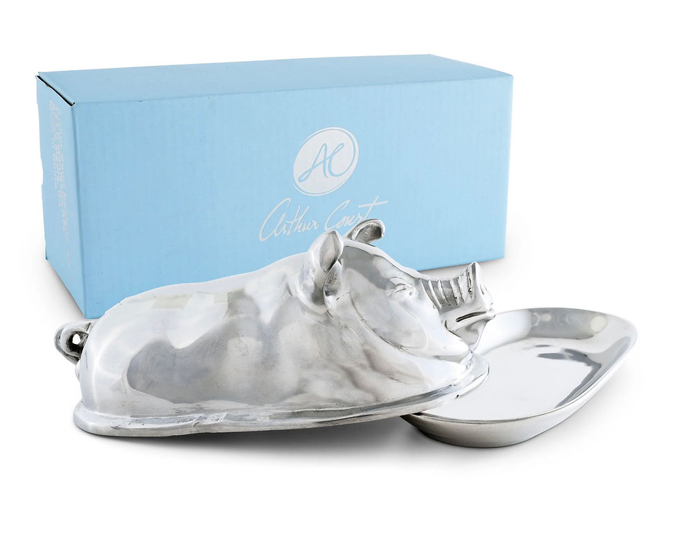 Thumbnail: Arthur Court Pig Butter Dish