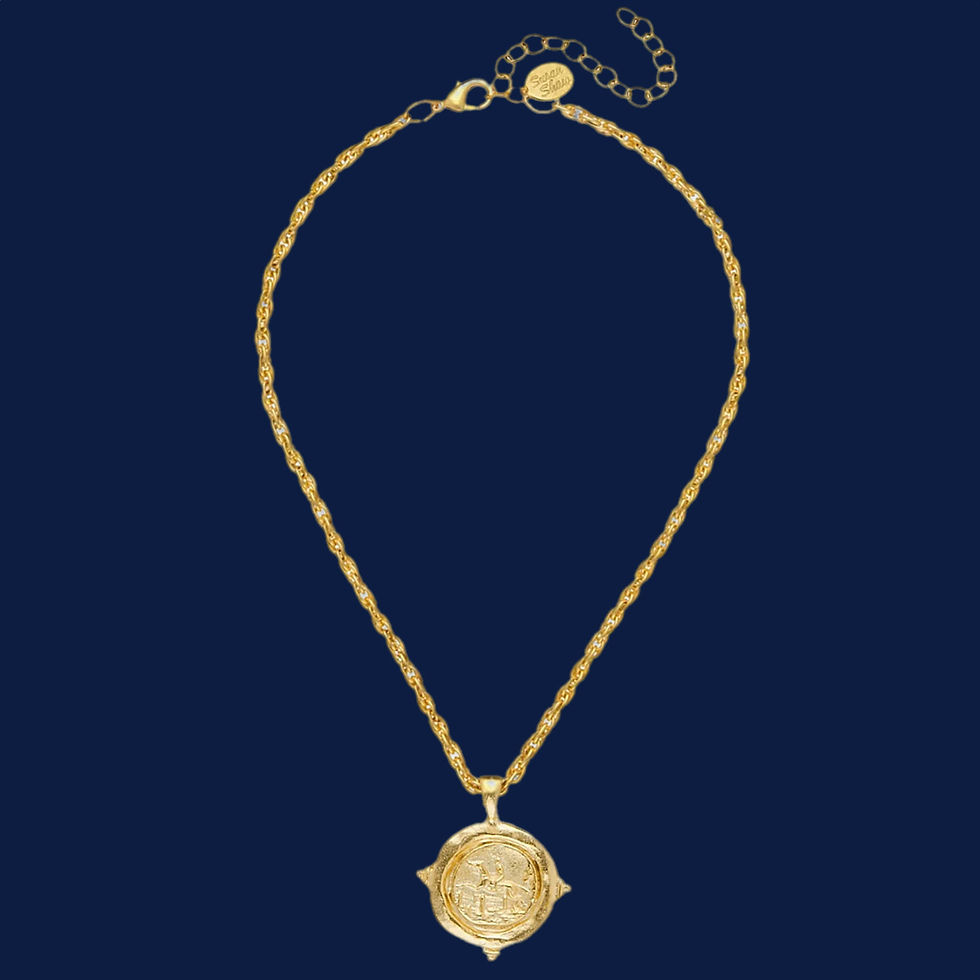 Thumbnail: Susan Shaw Equestrian Rope Necklace