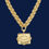 Thumbnail: Susan Shaw Square Bee Intaglio Necklace