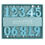 Thumbnail: Mariposa Aqua Number Candle Holder Set