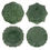 Thumbnail: Veronica Beard Jardins Du Monde Green Party Plate, Set 4