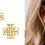 Thumbnail: Susan Shaw Cross Studs Earrings 24K TGP Jewelry