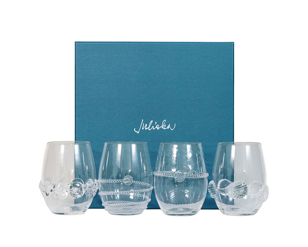 Thumbnail: Juliska Heritage Stemless Wine Set of 4