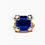 Thumbnail: Kenneth Jay Lane Sapphire Square Ring Adjustable
