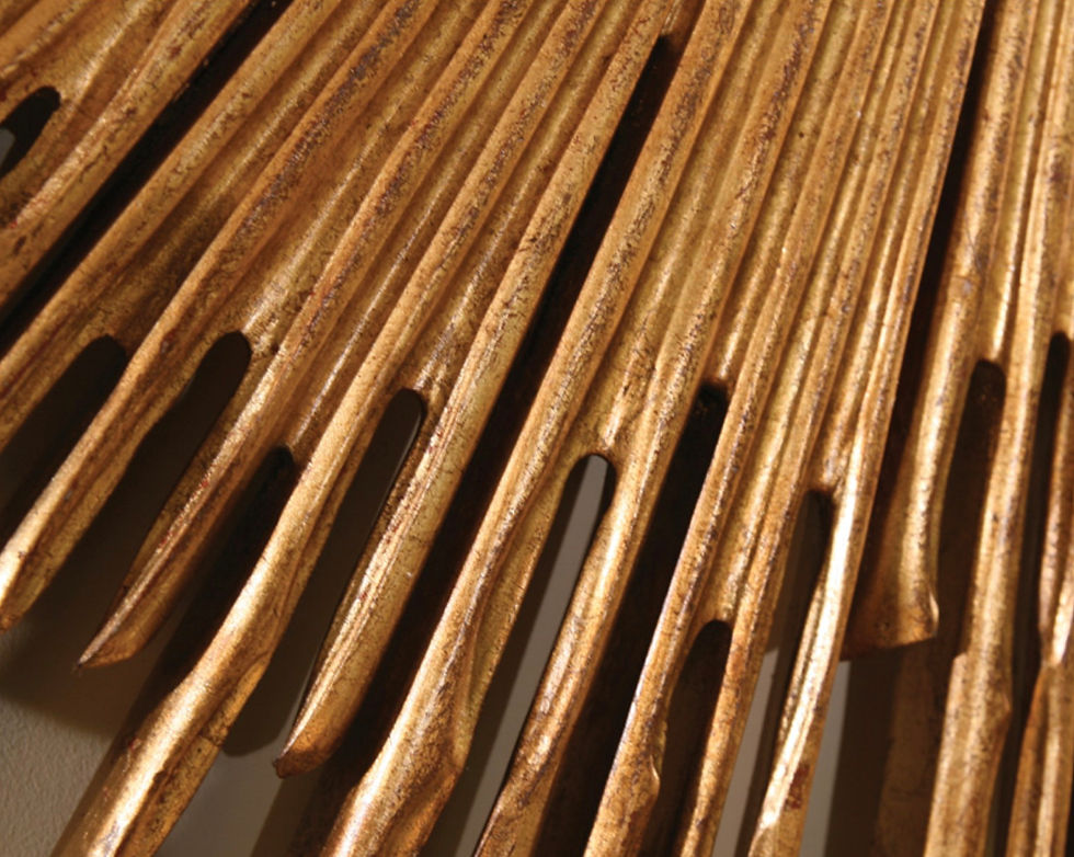 Thumbnail: Global Views Soleil Mirror-Gold Leaf