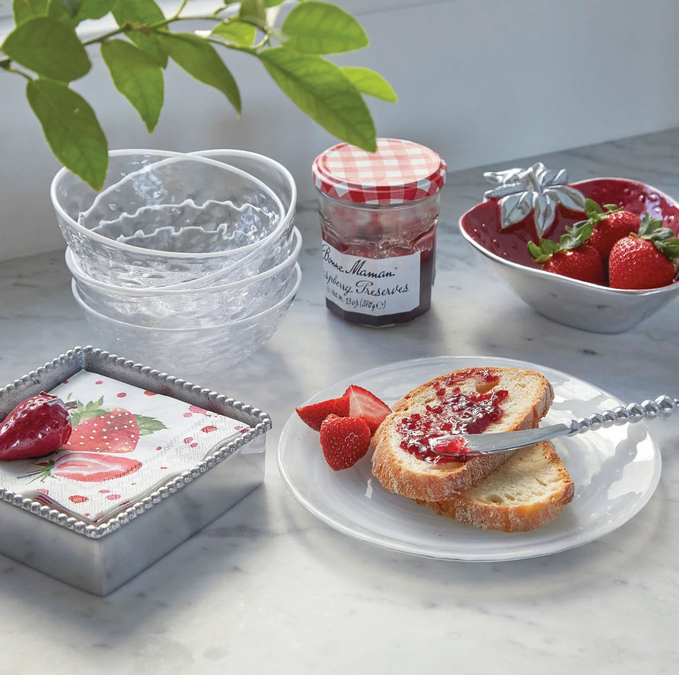 Thumbnail: Mariposa Red Strawberry Napkin Weight