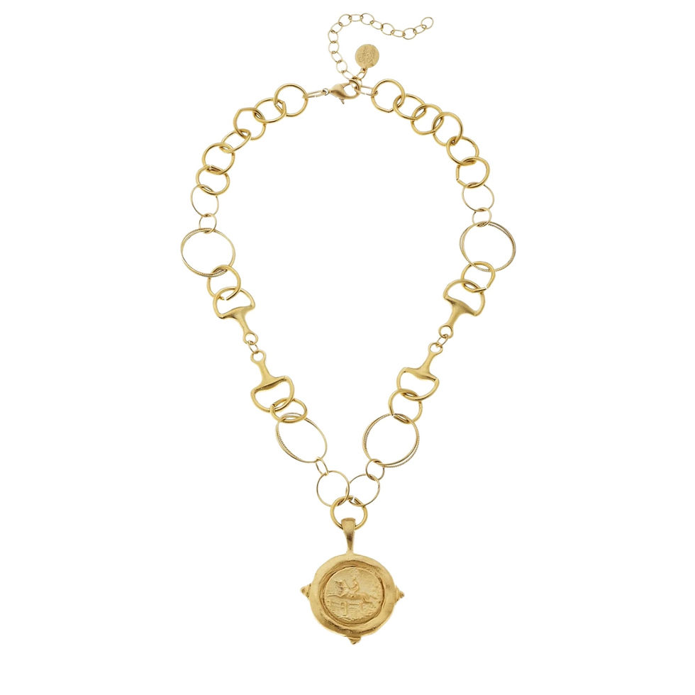 Susan Shaw Horse Bit Equestrian Necklace