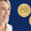 Thumbnail: Susan Shaw Roma Coin Studs Earrings 24K TGP Jewelry
