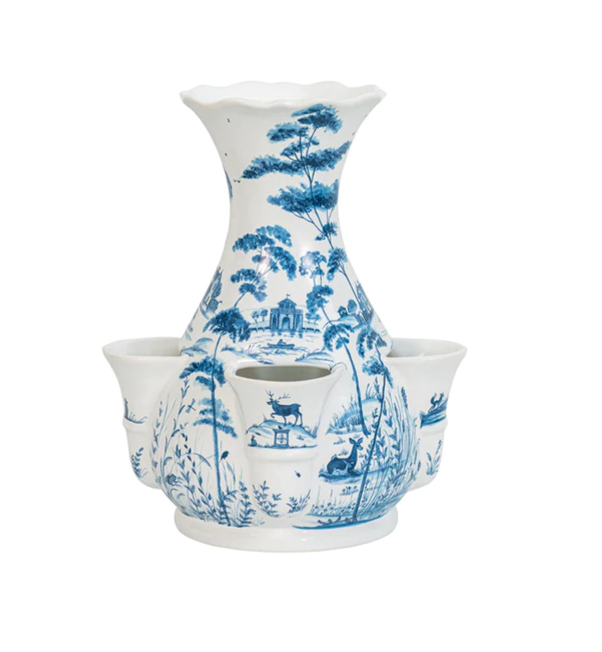 Juliska Country Estate 11.5" Tulipiere Vase- Delft Blue
