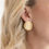 Thumbnail: Susan Shaw Roma Coin Studs Earrings 24K TGP Jewelry