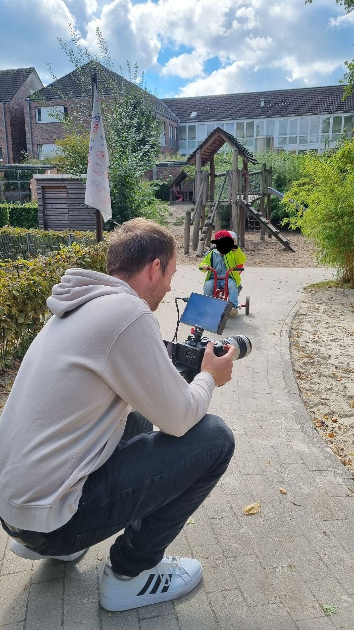 Videodreh mit Kindern für den Kitaverbund St. Liudger in Münster