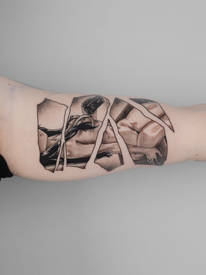 Anime – tetování, Black House Tattoo Praha