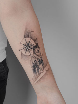 Dotwork – tetování, Black House Tattoo Praha