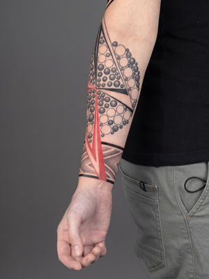 Tetování na celé předloktí (nátepník) – ukázka 10 z 155, Black House Tattoo Praha
