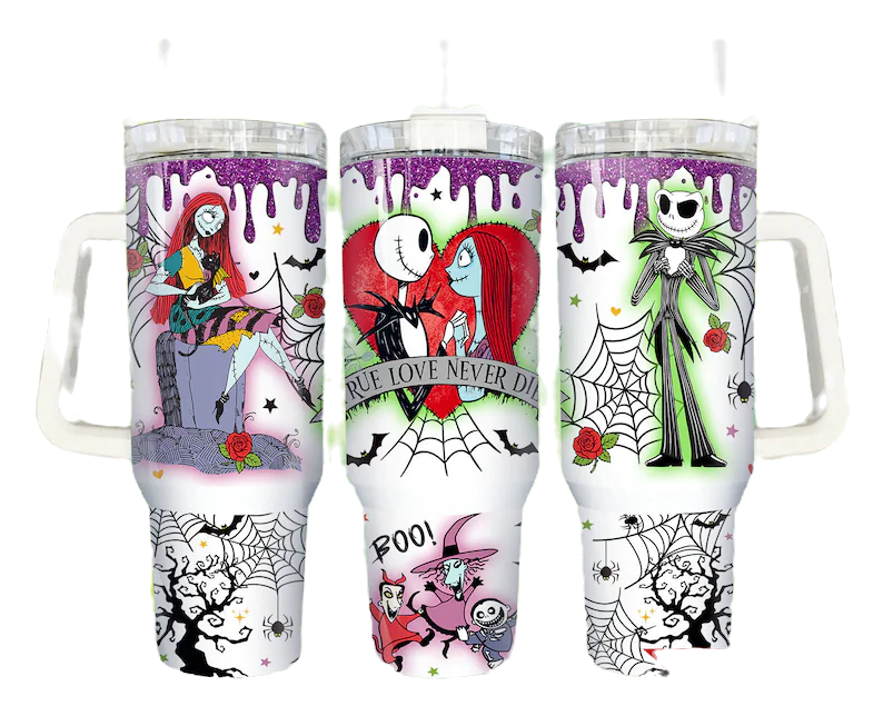 Jack n Sally 40oz Tumbler.