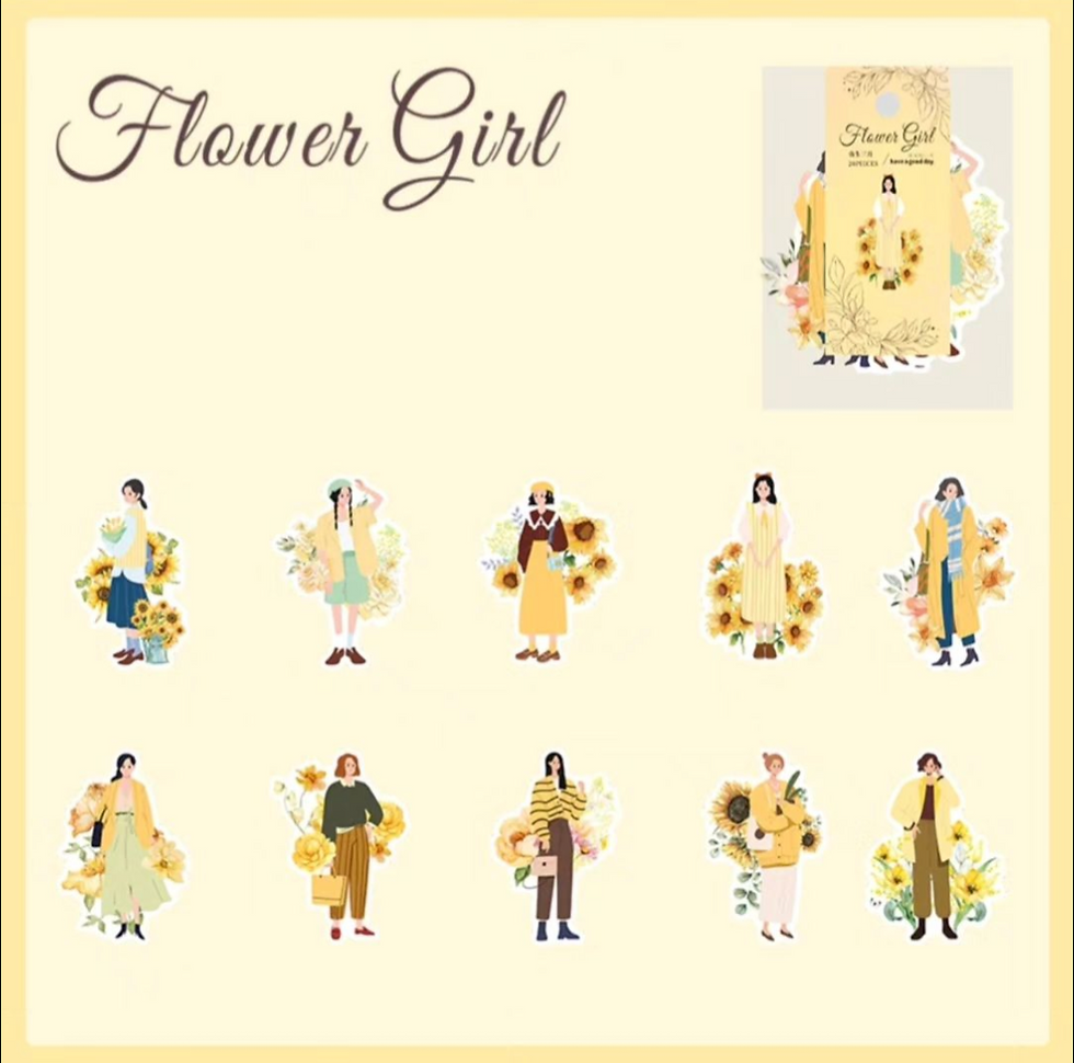 Thumbnail: Flower Girls Series Stickers