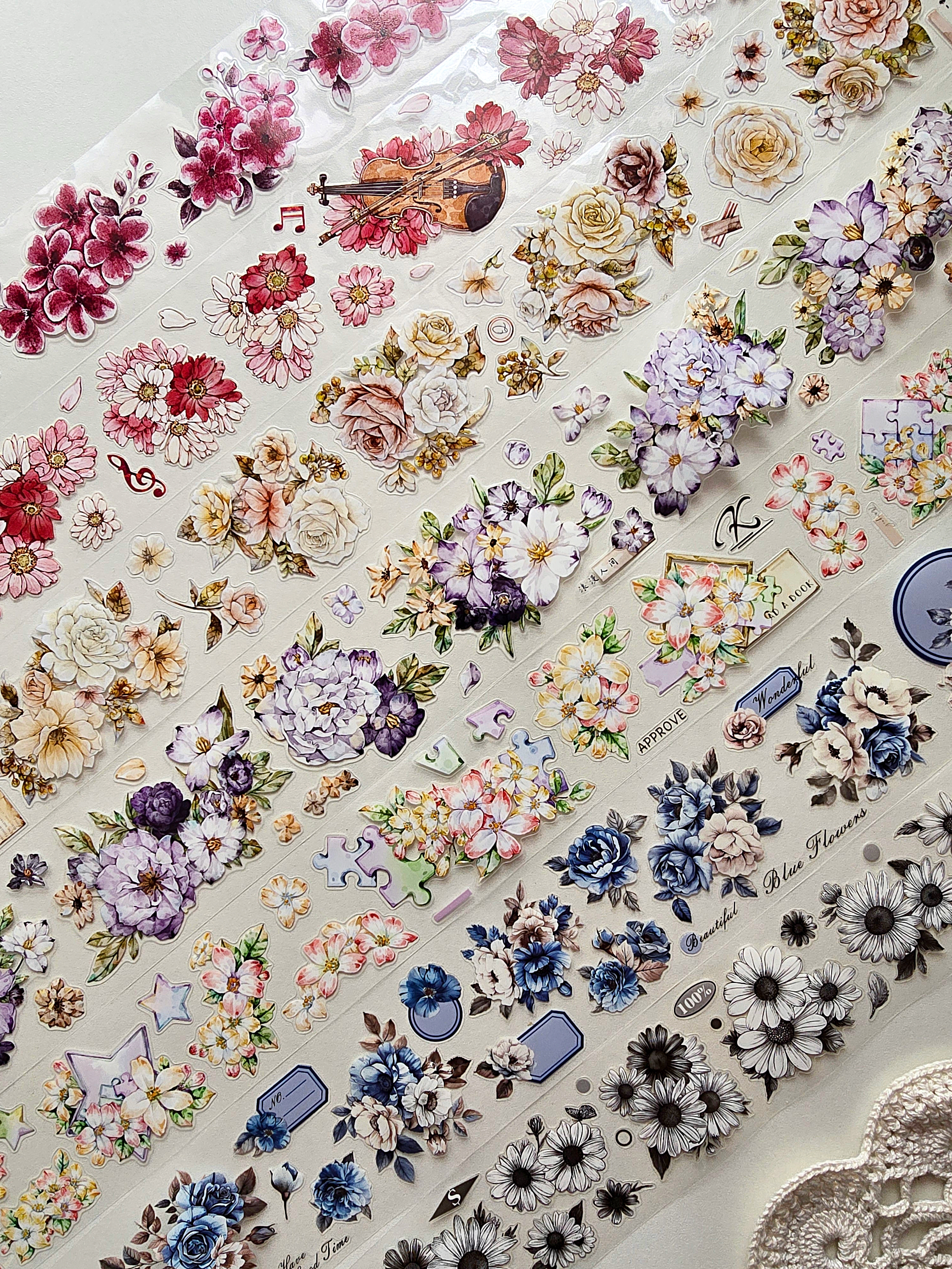 Pre-cut Floral PET Tapes