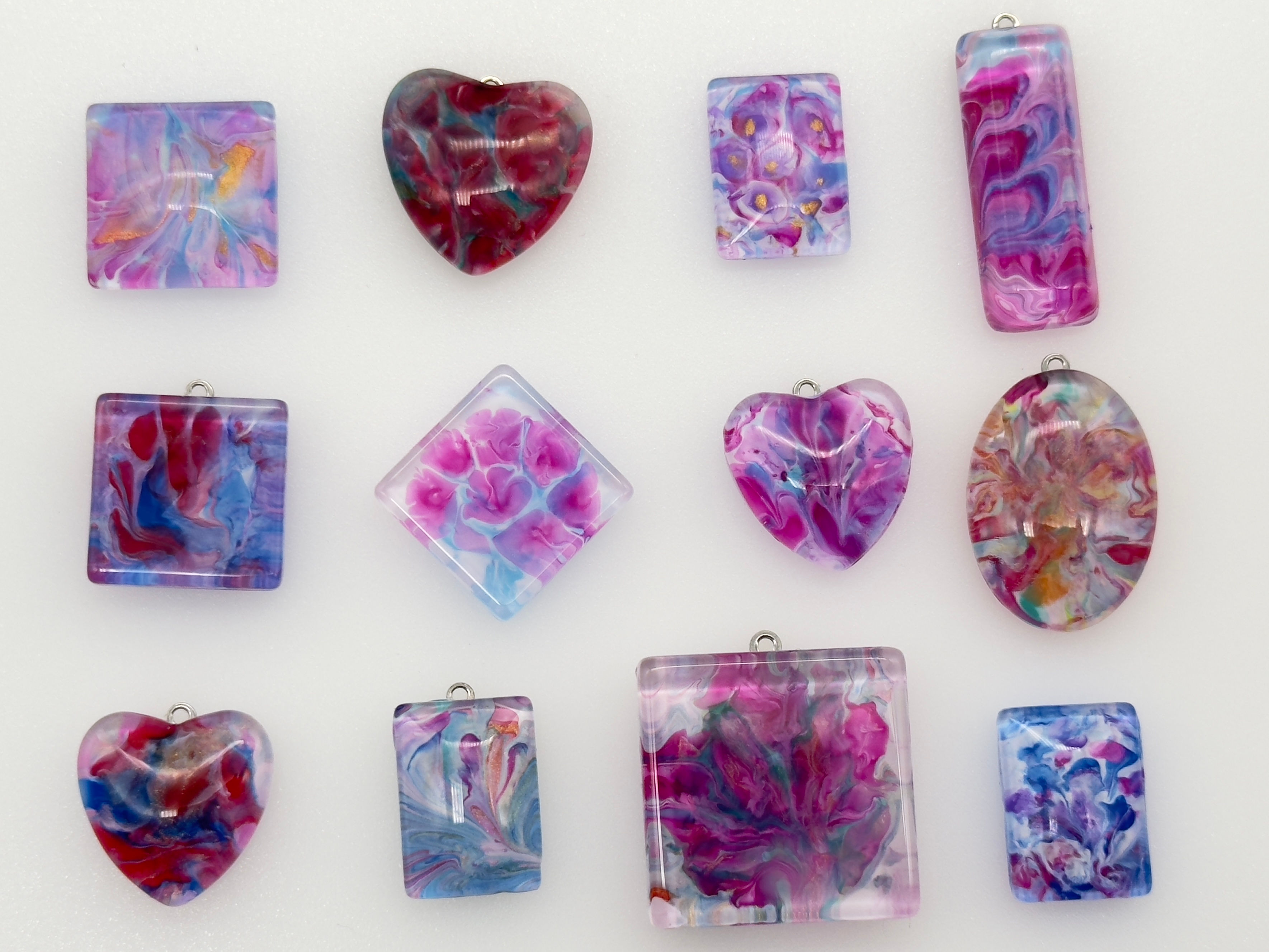 Abstract Painting Pendants