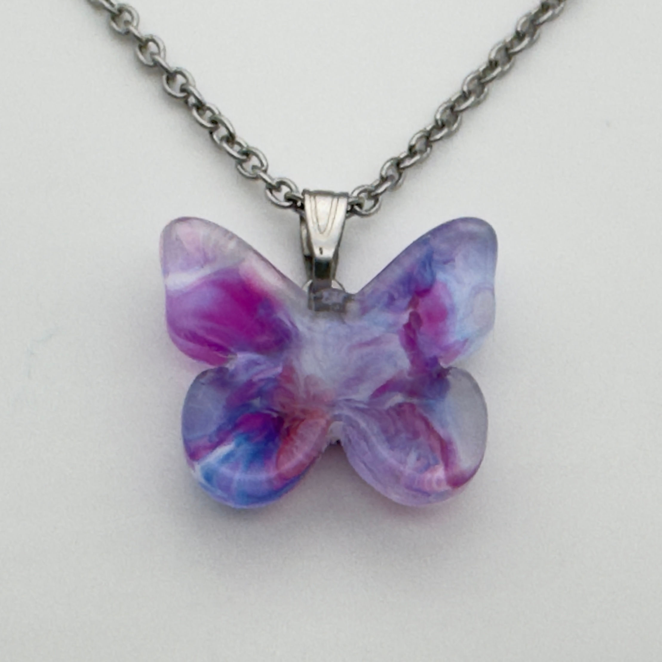 Abstract Painting Pendant -Butterfly