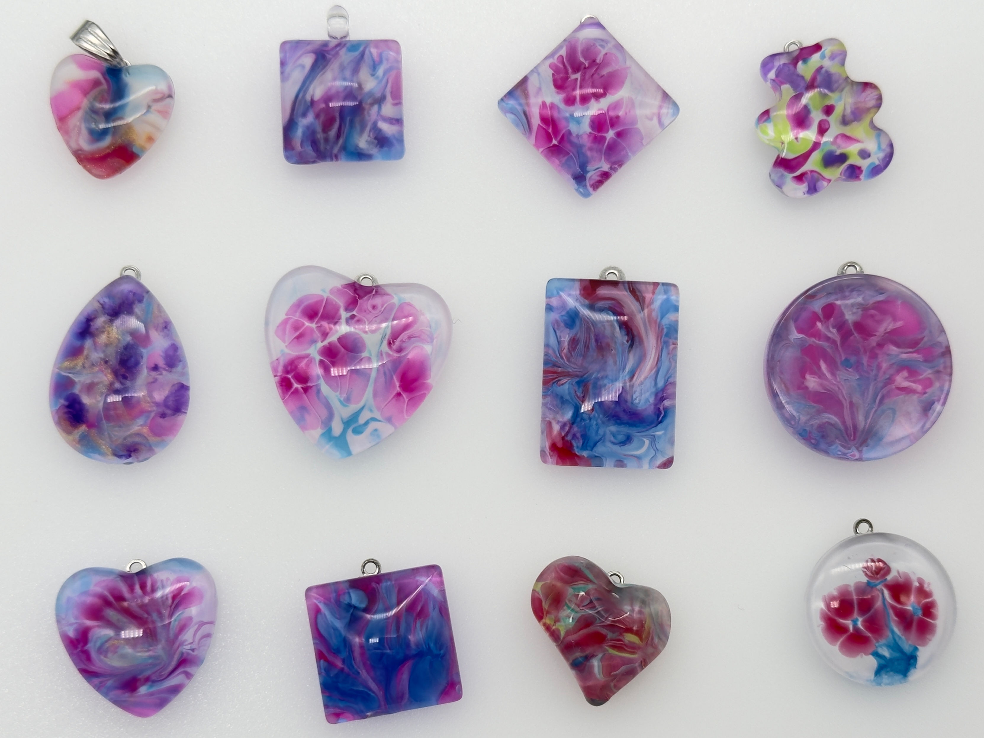 Abstract Painting Pendants