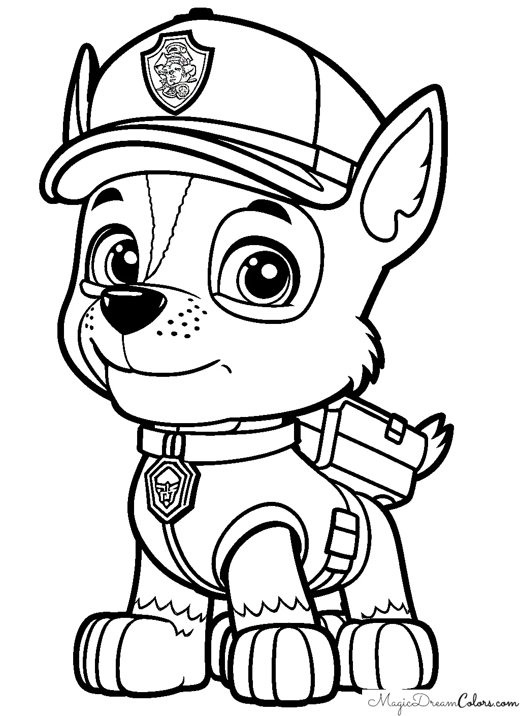 color page Paw-Patrol