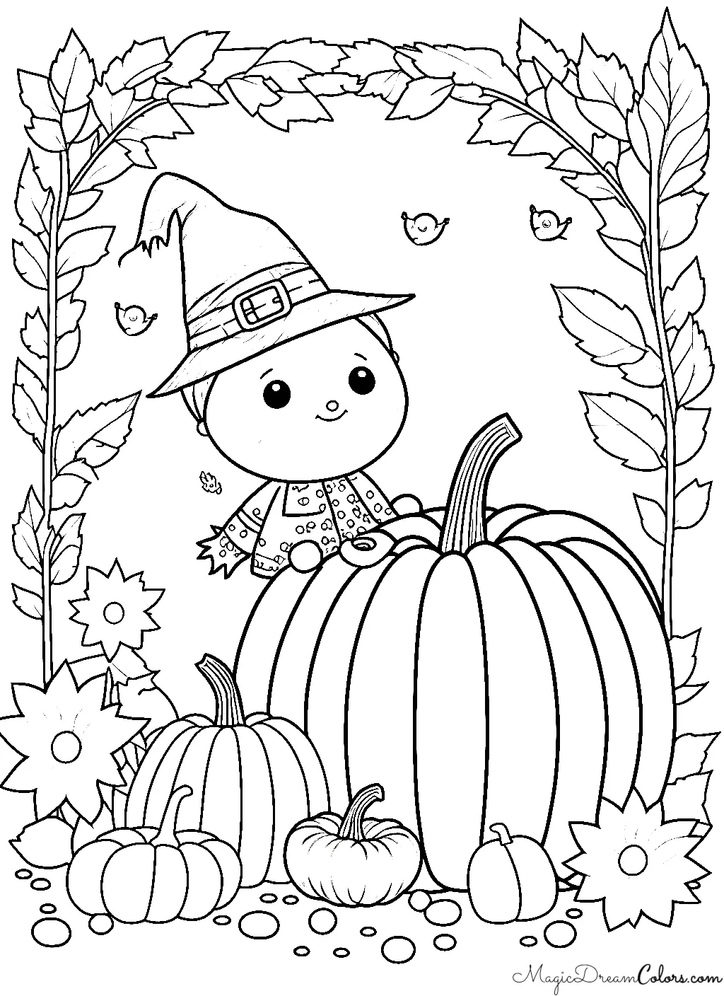 Autumn color pages