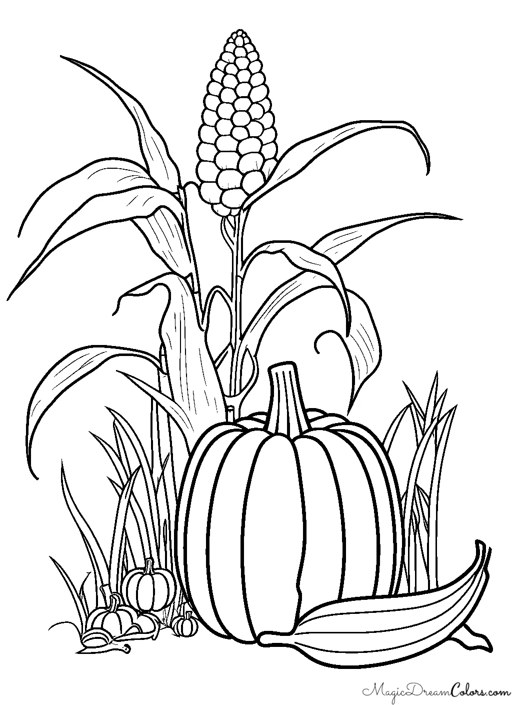 Malvorlage Herbst