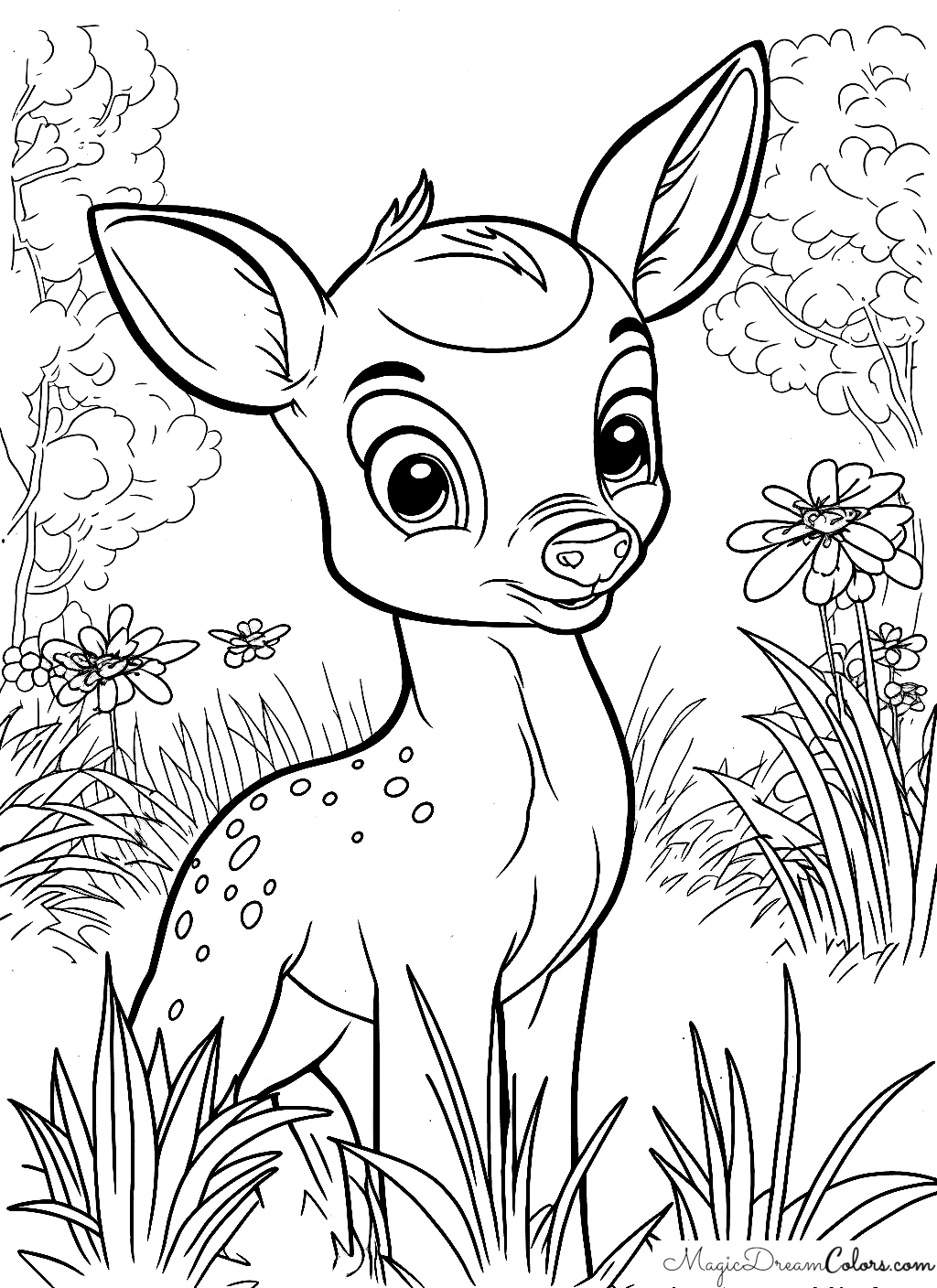 Ausmalbilder Bambi