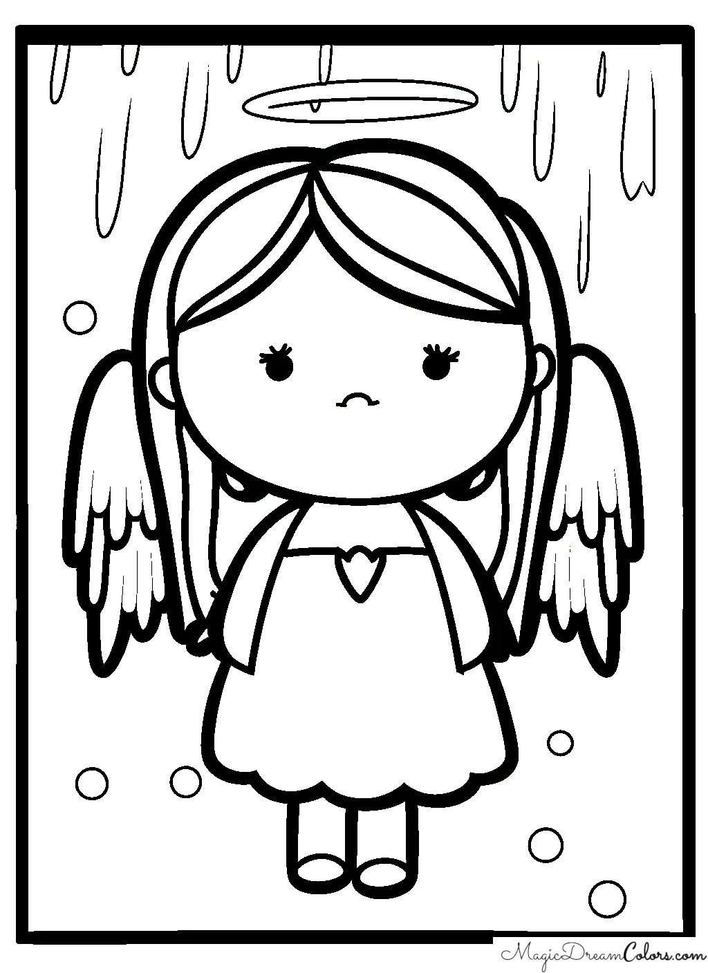 Ausmalen Engel | | MagicDreamColors Ausmalen Engel | | MagicDreamColors