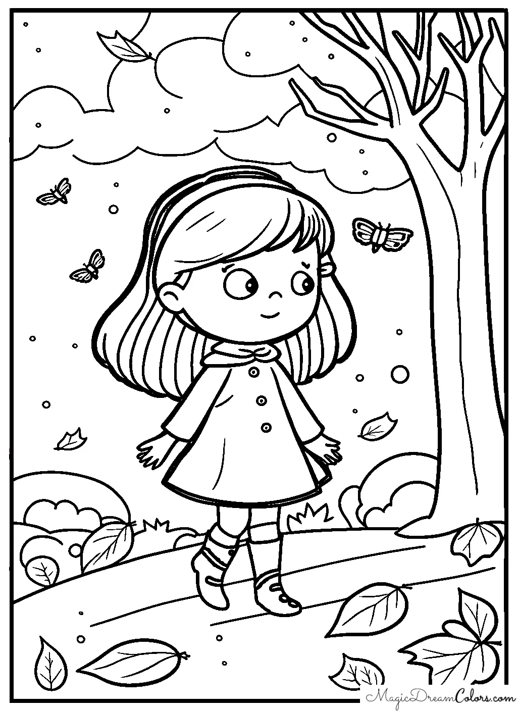Ausmalbilder zum Ausdrucken Herbst