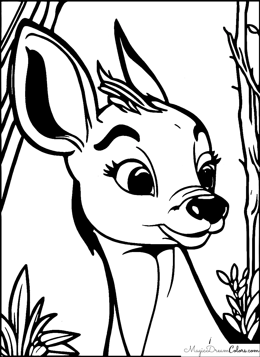 Bambi Malvorlage