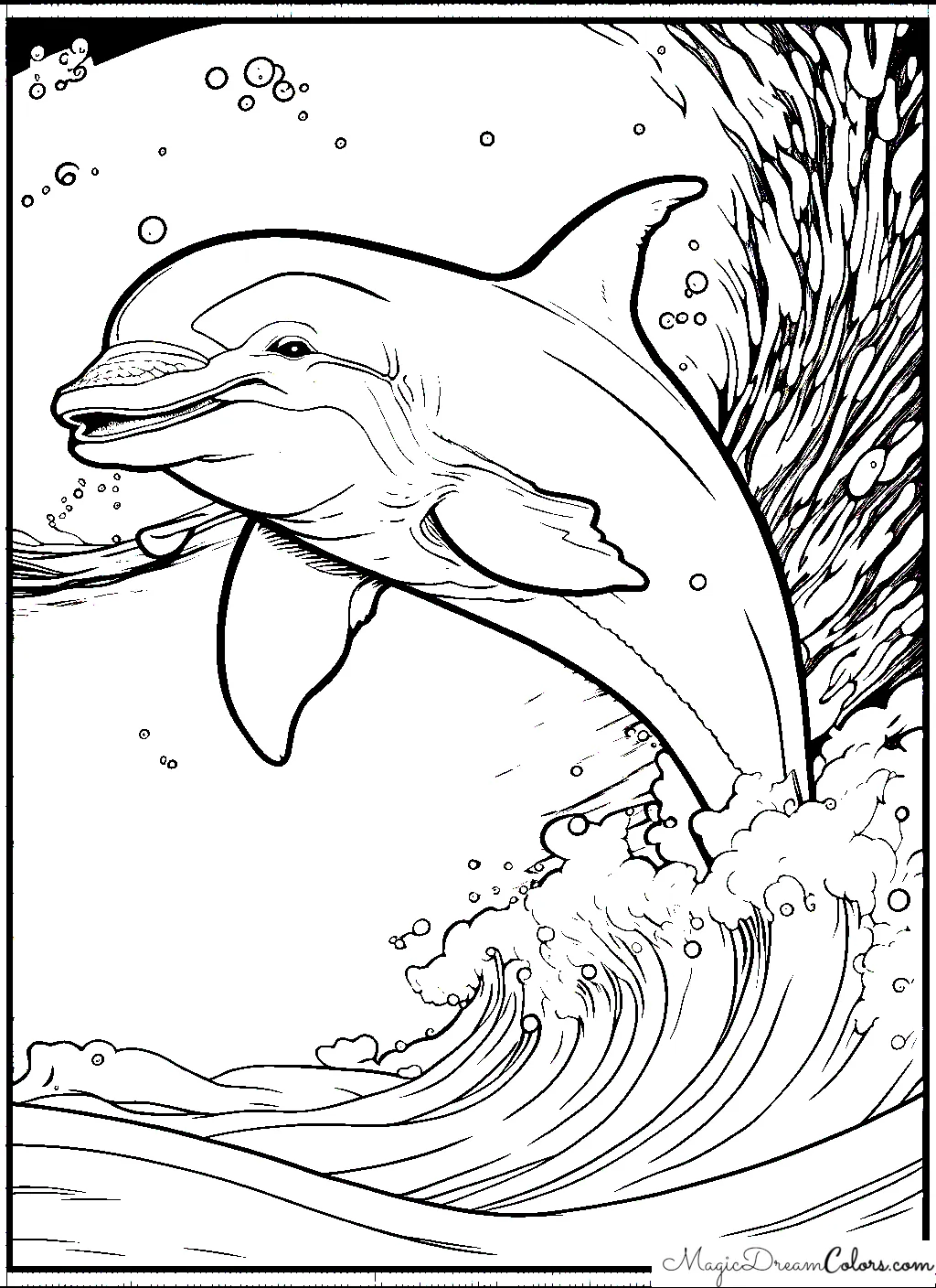 Delfin Ausmalbilder