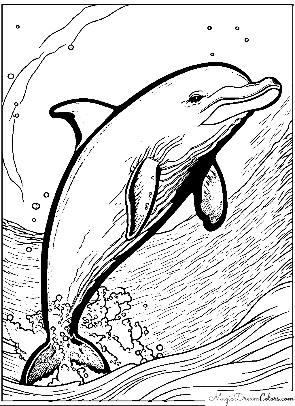 coloring pages Dolphin