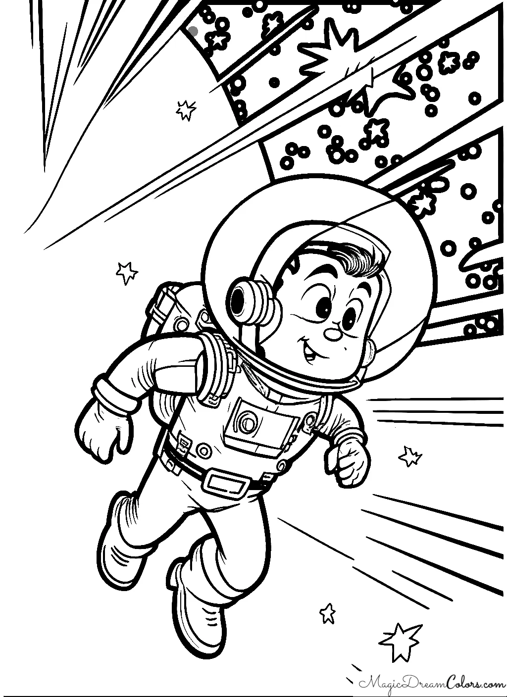 color pages Space
