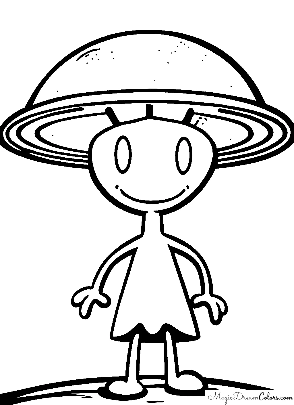 Alien Ausmalbild