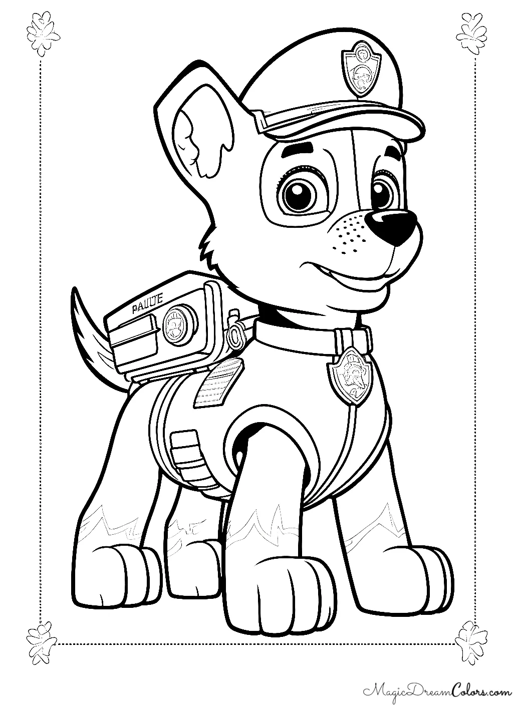 free coloring page Paw-Patrol