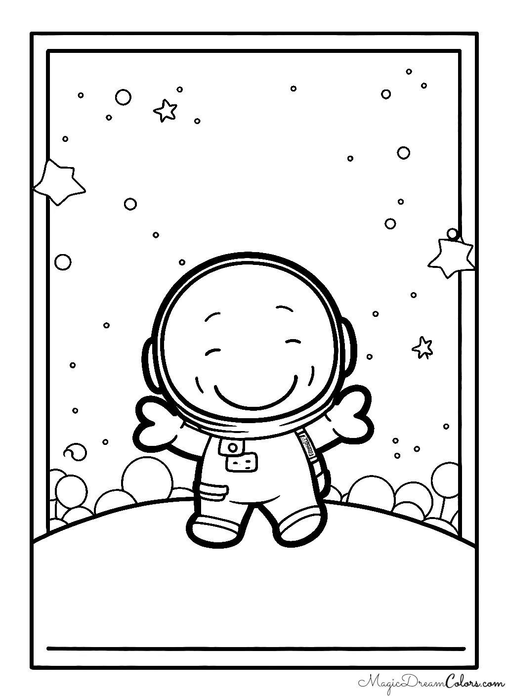 Astronaut Ausmalbilder