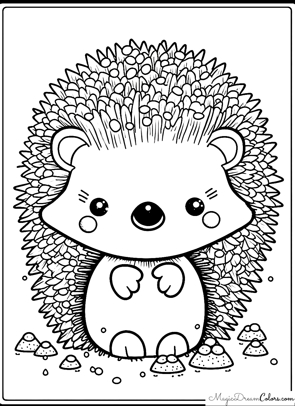 igel ausmalbilder zum ausdrucken