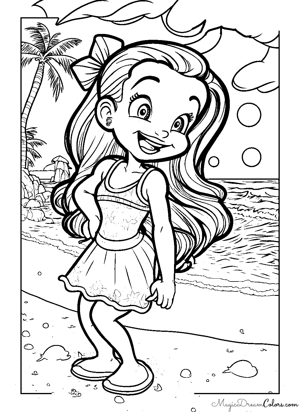 Arielle coloring pages printable