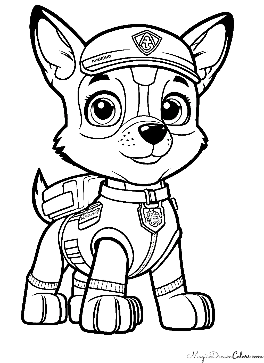 page coloring Paw-Patrol