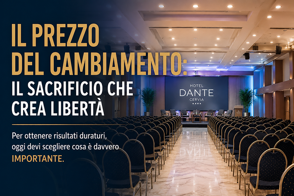 Il prezzo del cambiamento: il sacrificio che crea libertà