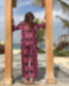 piijamas fucshia noir dubai douche
