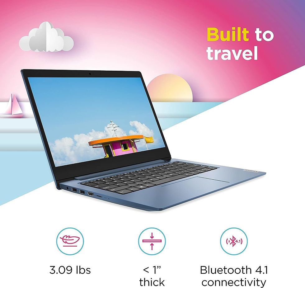 Miniatura: Lenovo IdeaPad 1 portátil, pantalla HD de 14.0 pulgadas