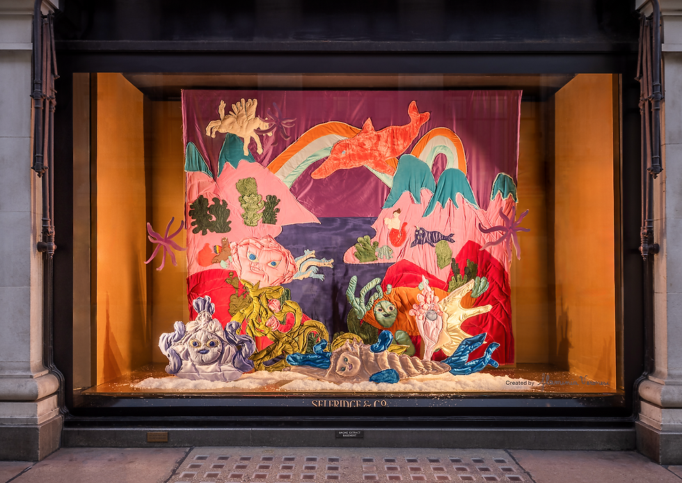 Flaminia Veronesi, Selfridges More the Merrier Christmas windows 
