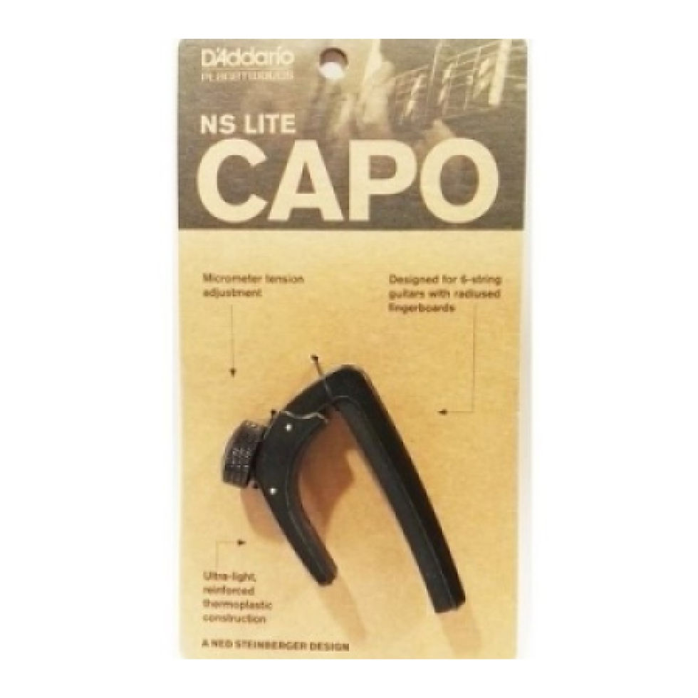 Capotraste Planet Waves PW-CP-07 NS Lite para Guitarra Acústica y Eléctrica