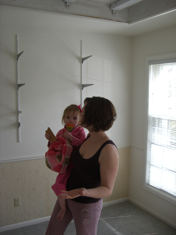 Unsightly Shelving Removed